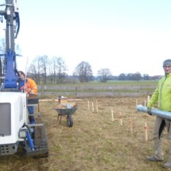 Köhldorfner Muster-Holzhaus Schraubfundament