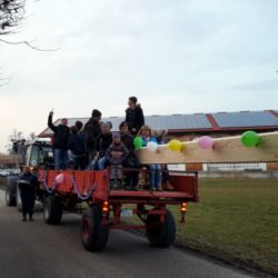 Köhldorfner Muster-Holzhaus Firstbaumfahren