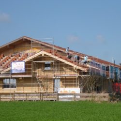 Köhldorfner Muster-Holzhaus Dacheindeckung