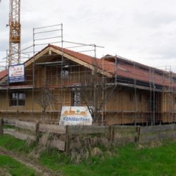 Köhldorfner Muster-Holzhaus Dacheindeckung