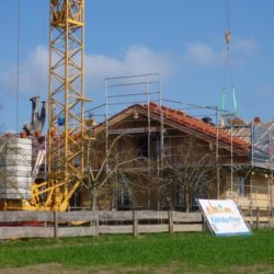Köhldorfner Muster-Holzhaus Dacheindeckung