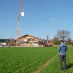 Köhldorfner Muster-Holzhaus Einbau Dachfenster