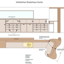 Köhldorfner Musterhaus-Küchenzeile