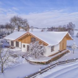 Köhldorfner Musterhaus im Winter