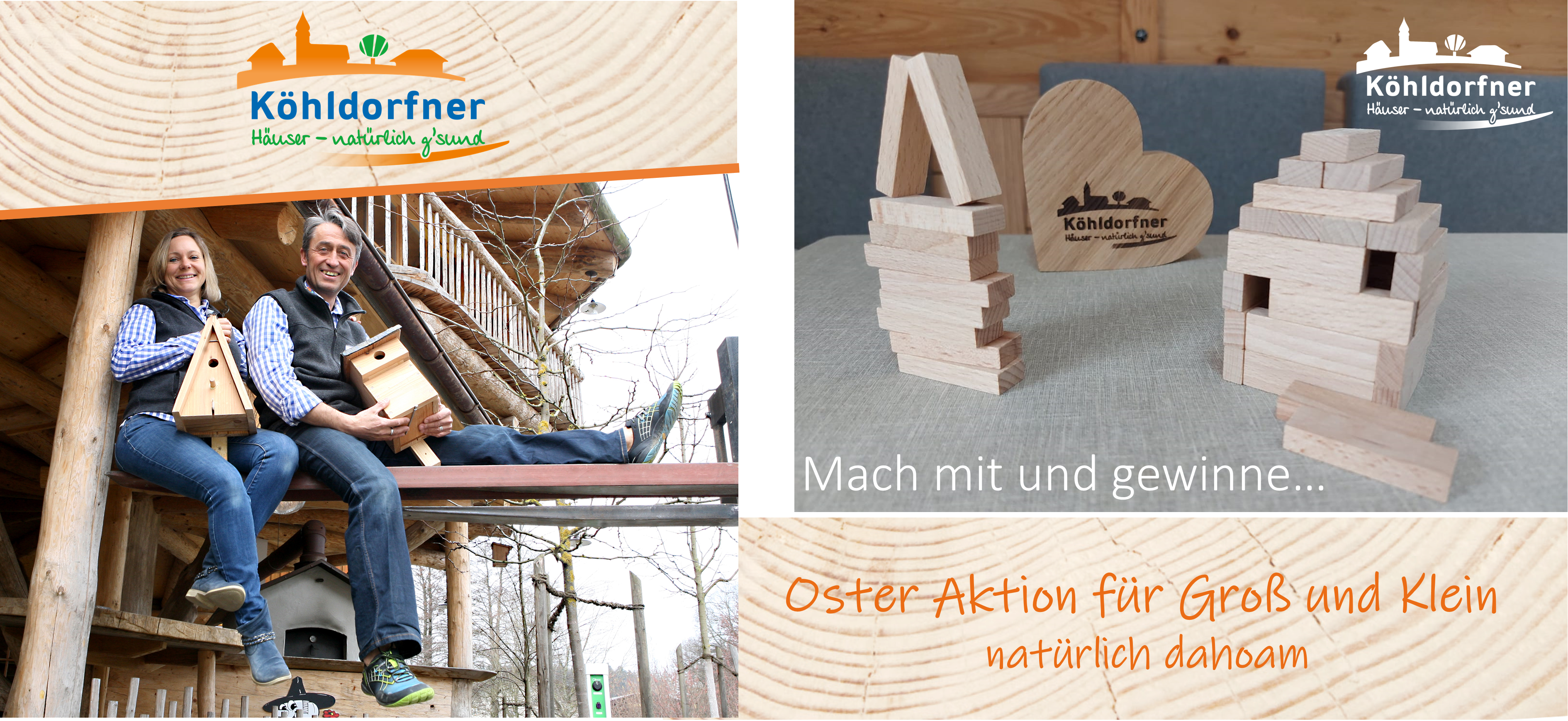 Oster-Aktion für Groß und Klein - natürlich dahoam