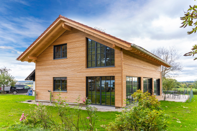 Haus Wendelstein, in Holzrahmenbauweise errichtet