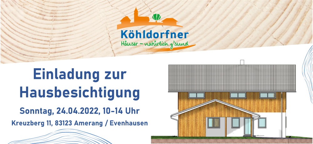 Herzliche Einladung zur Hausbesichtigung