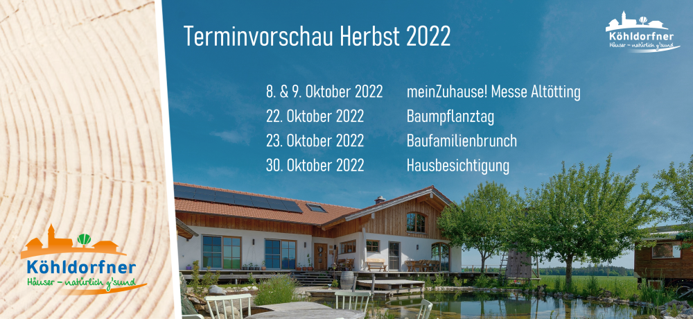 Veranstaltungen im Oktober
