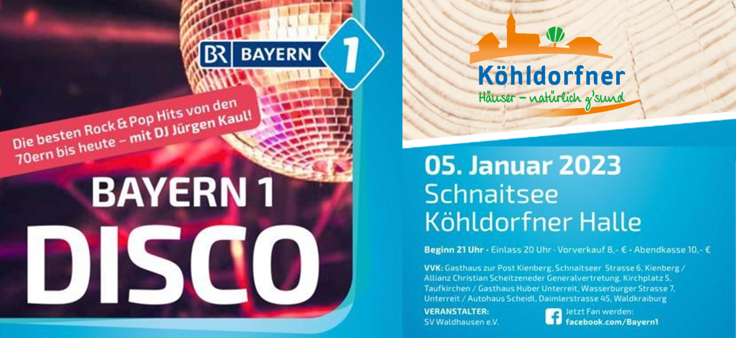 Bayern 1 Disco am 5. Januar 2023