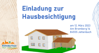 Herzliche Einladung zur Hausbesichtigung